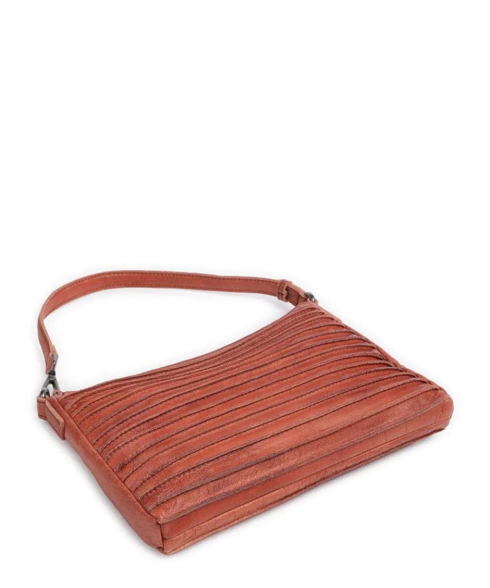 Bestseller Riffel Hobo bag grained leather orange