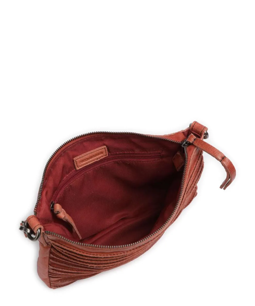 Bestseller Riffel Hobo bag grained leather orange