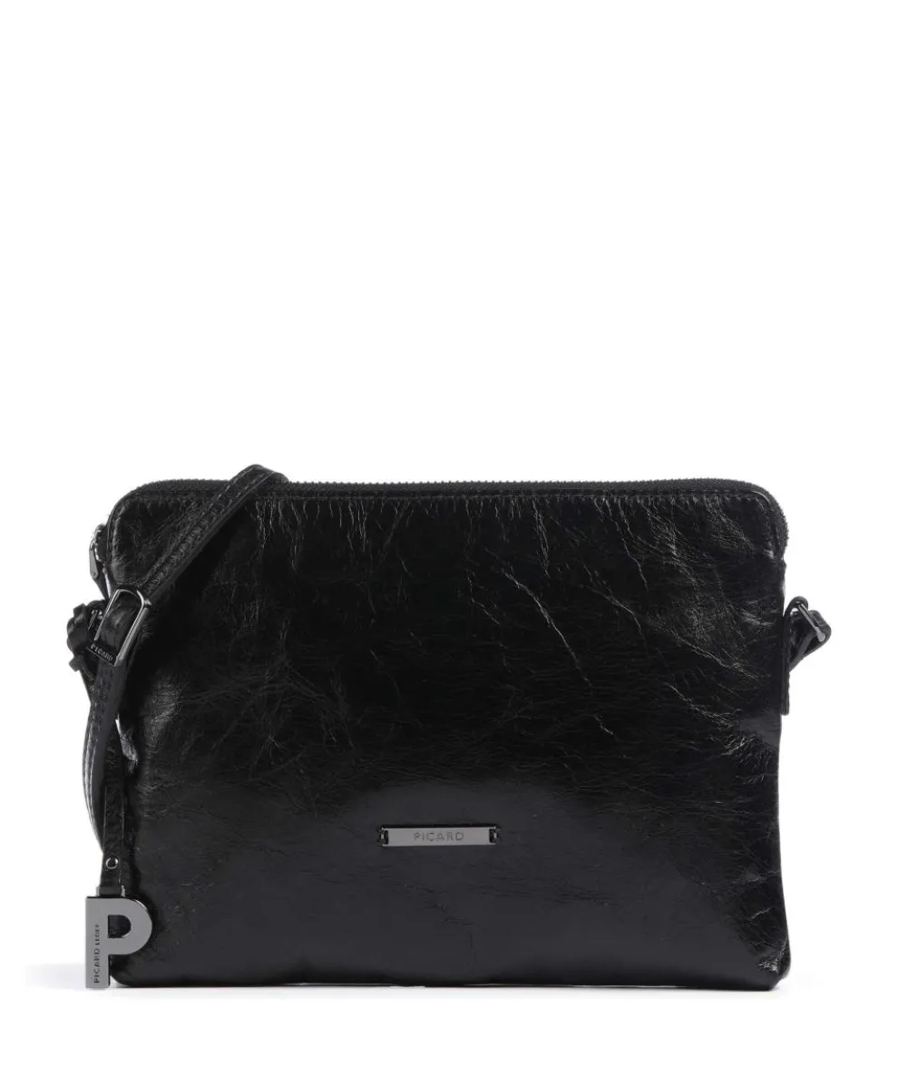 Better Me Crossbody bag grained cow leather black