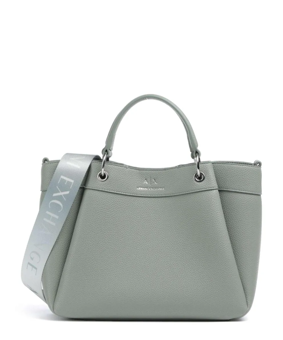 Wave M Handbag imitation leather green-blue