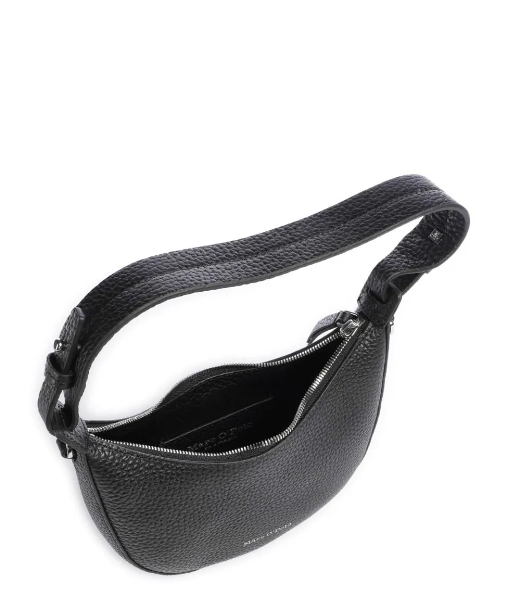 Bira Shoulder bag grained cow leather black