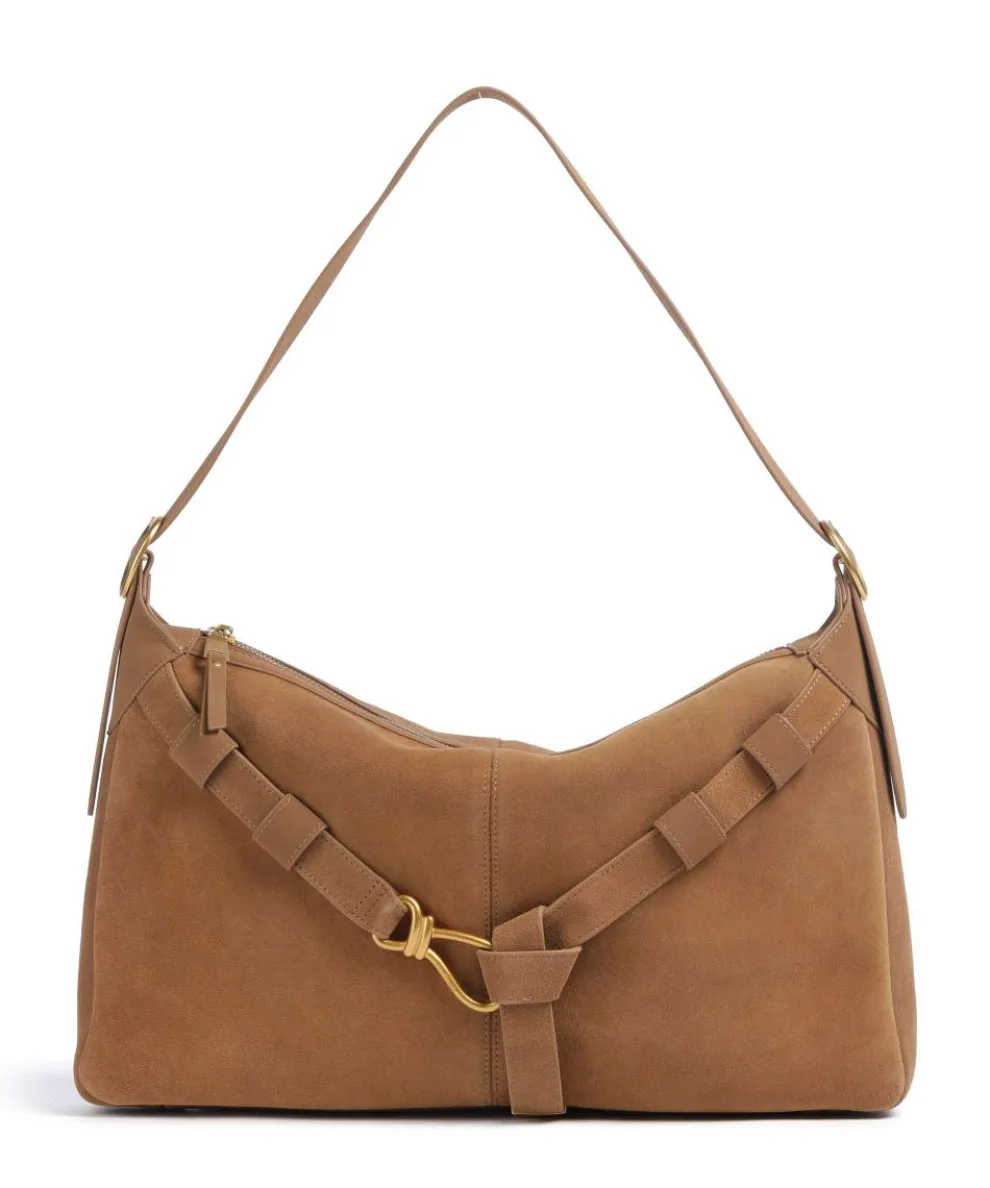 BKLARITY Hobo bag suede tan