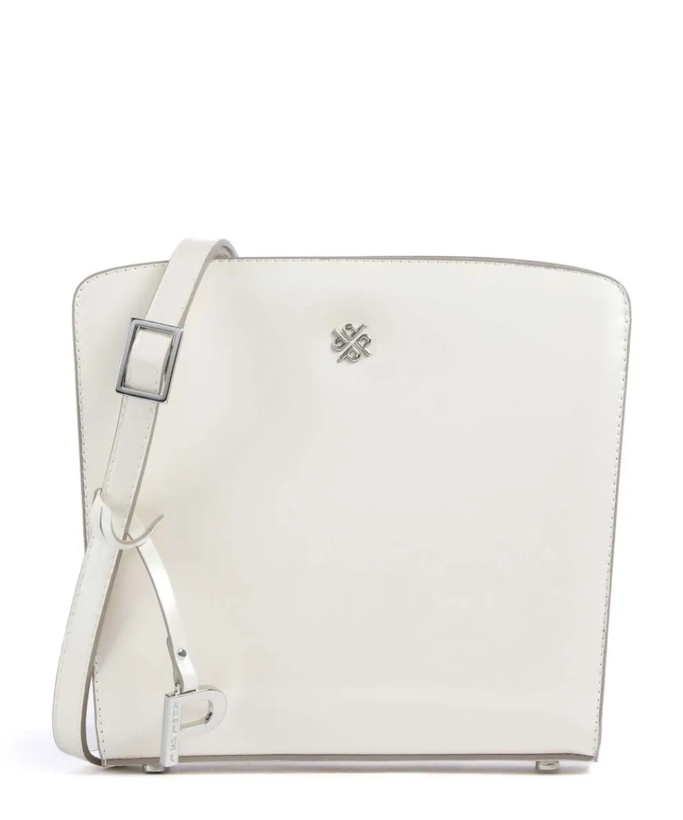 Black Tie Crossbody bag smooth cow leather cream