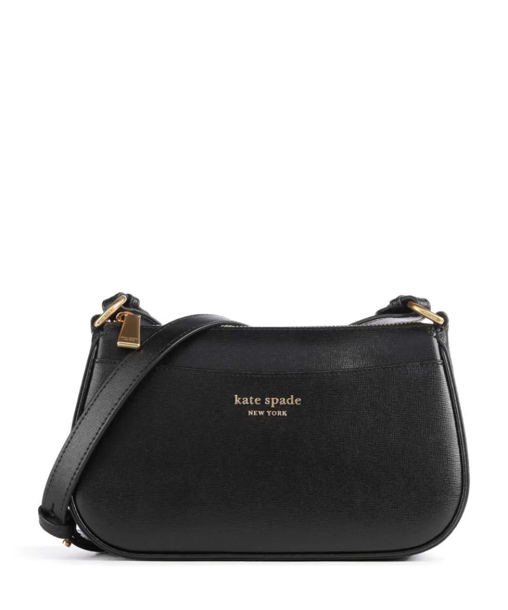 Bleecker Crossbody bag saffiano cow leather black
