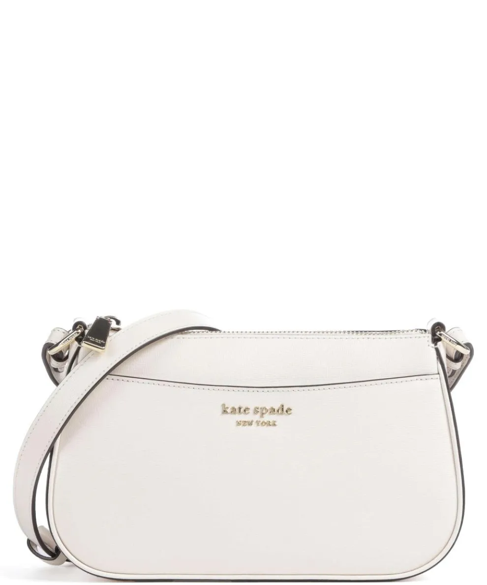 Bleecker Crossbody bag saffiano cow leather ivory