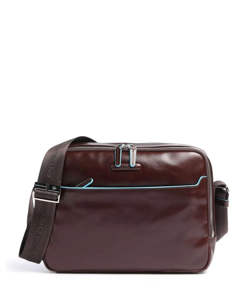 Blue Square Briefcase leather brown