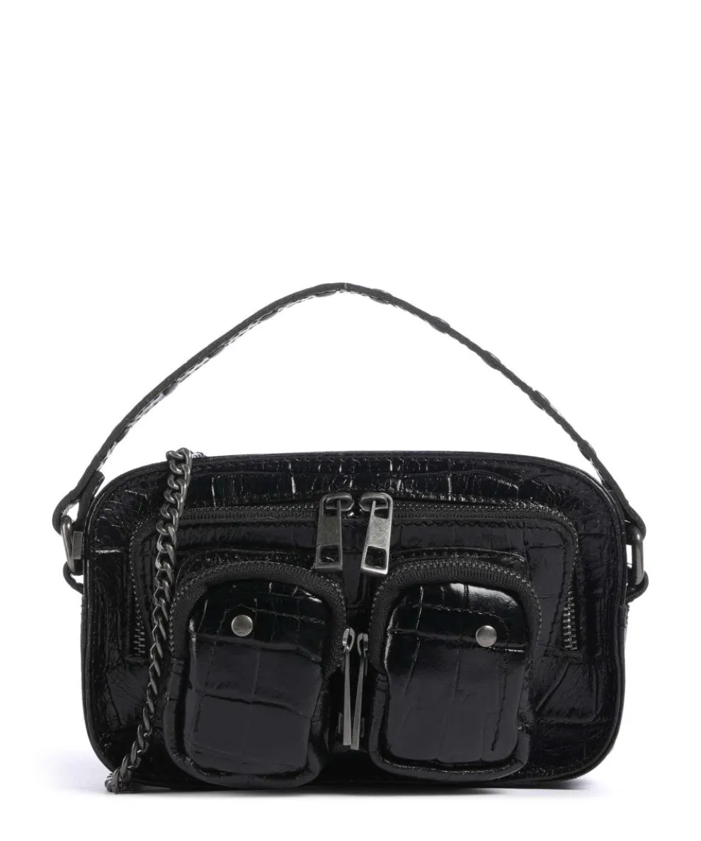 Texas Helena Crossbody bag embossed leather black