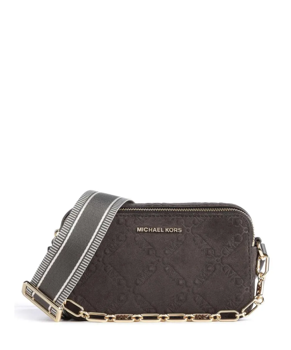 Jet Set Crossbody bag brushed cow leather dark brown