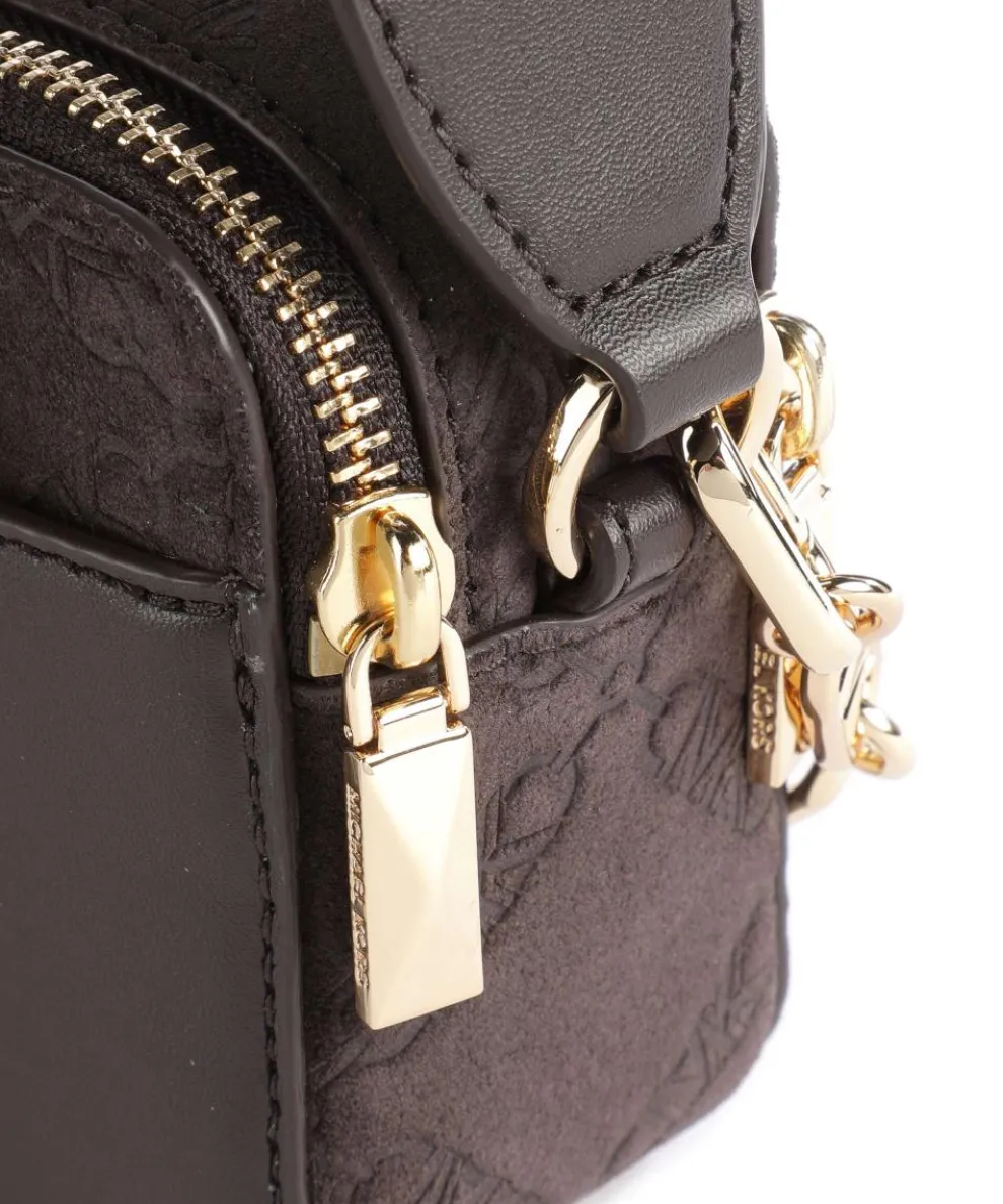 Jet Set Crossbody bag brushed cow leather dark brown