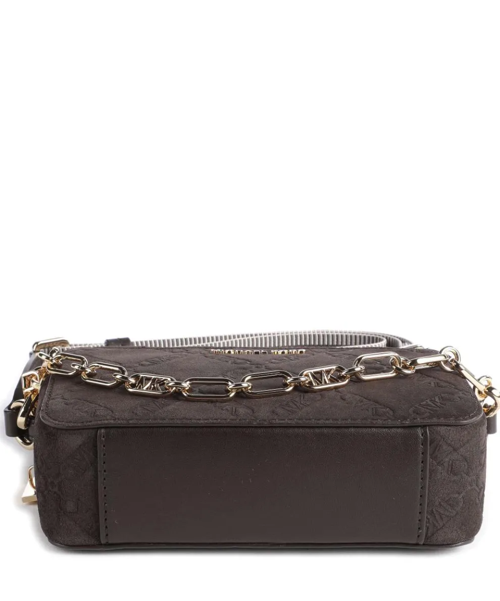 Jet Set Crossbody bag brushed cow leather dark brown