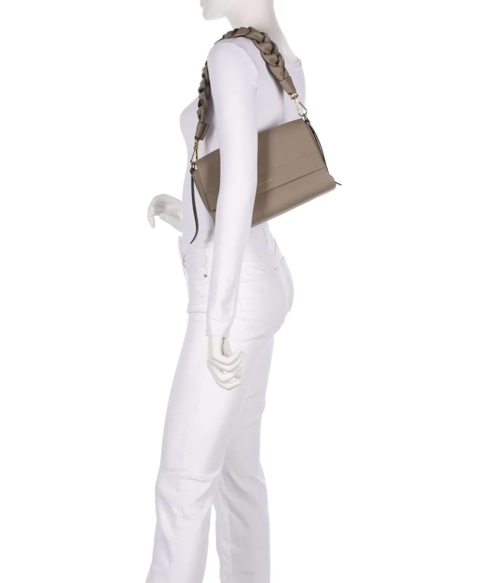 Boheme Grana Double Shoulder bag grained cow leather taupe