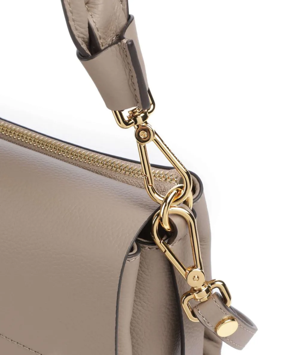 Boheme Grana Double Shoulder bag grained cow leather taupe