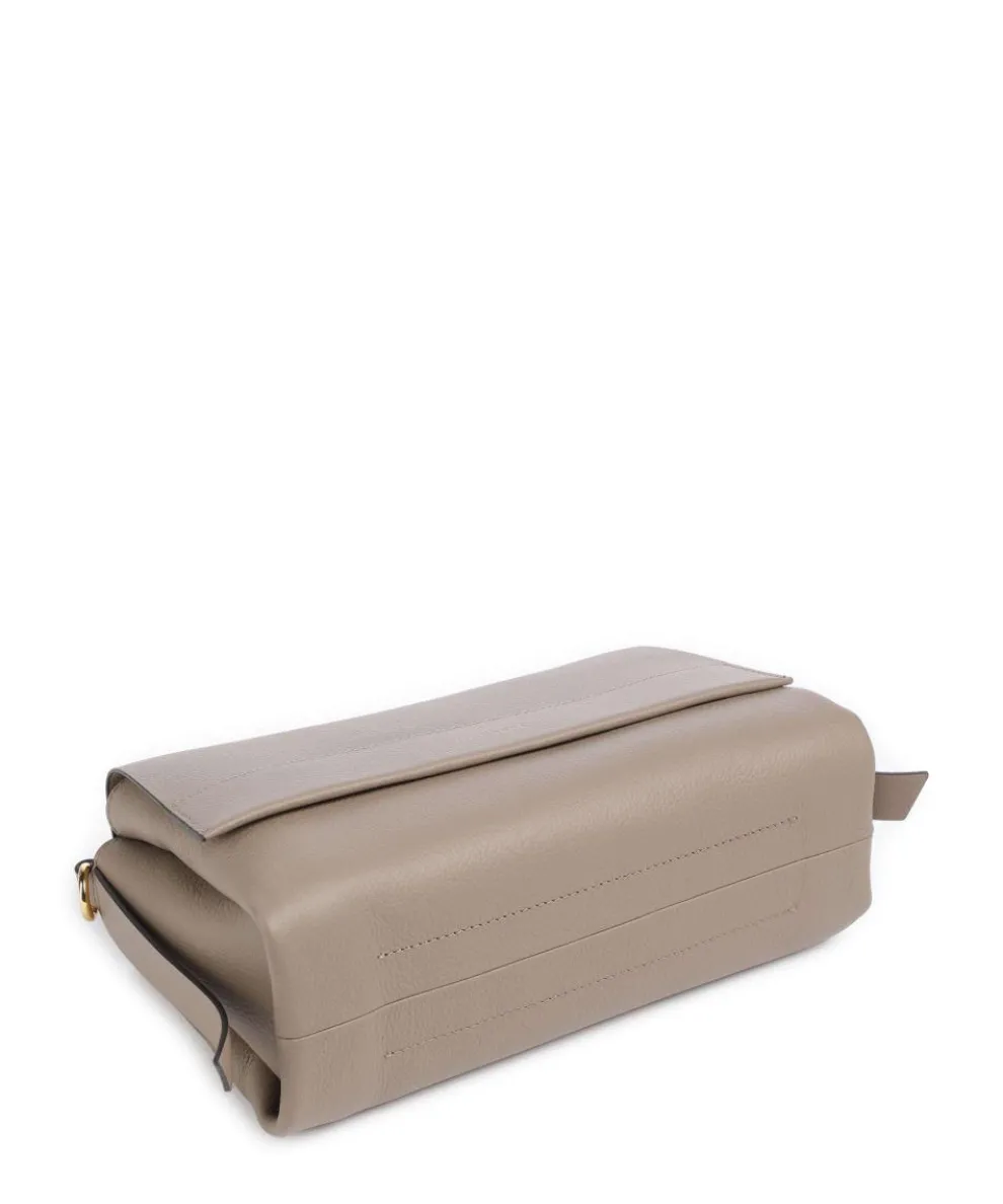 Boheme Grana Double Shoulder bag grained cow leather taupe