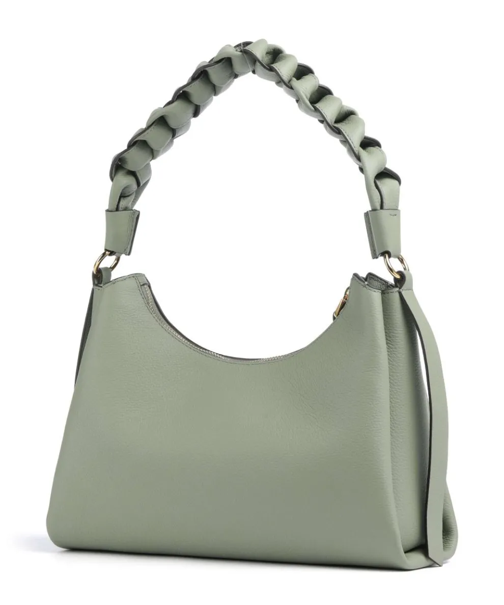 Boheme Grana Double Shoulder bag grained leather greygreen