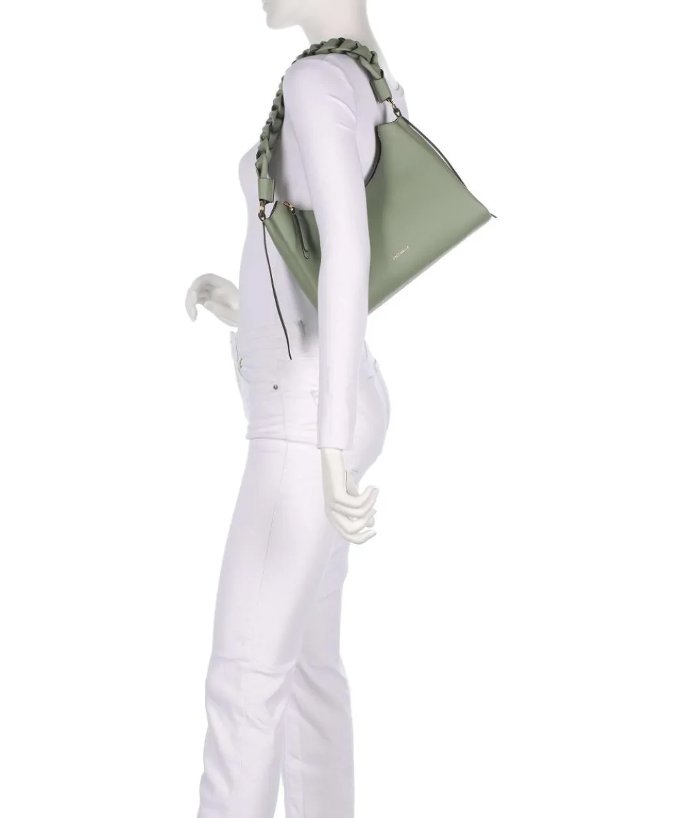 Boheme Grana Double Shoulder bag grained leather greygreen