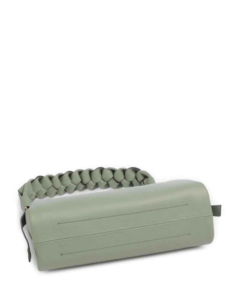 Boheme Grana Double Shoulder bag grained leather greygreen