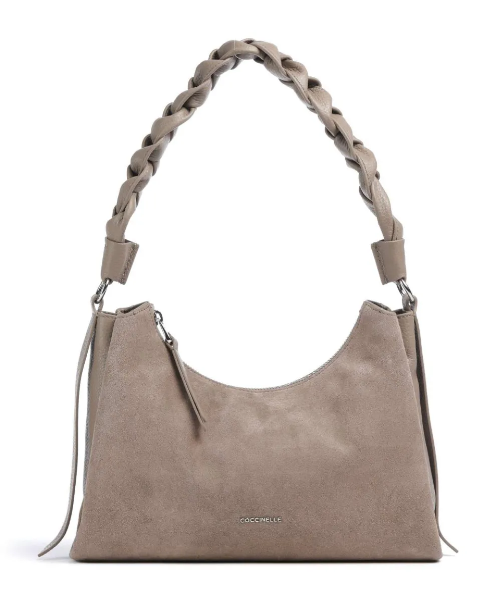 Boheme Suede Shoulder bag brushed cow leather taupe