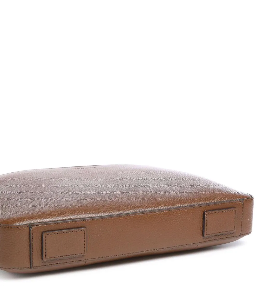 Bosun Briefcase grained calfskin brown