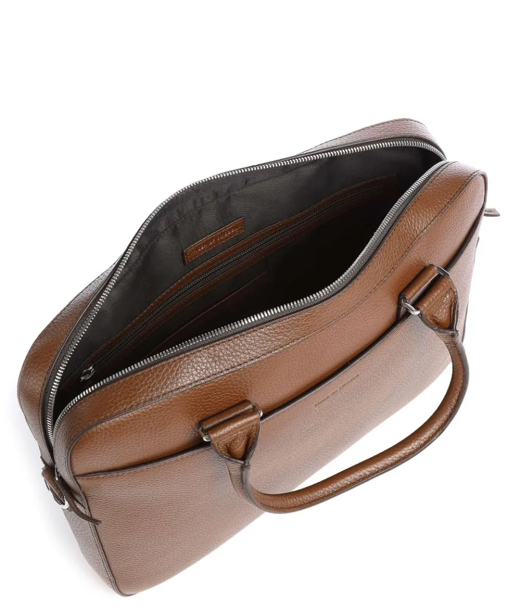 Bosun Briefcase grained calfskin brown