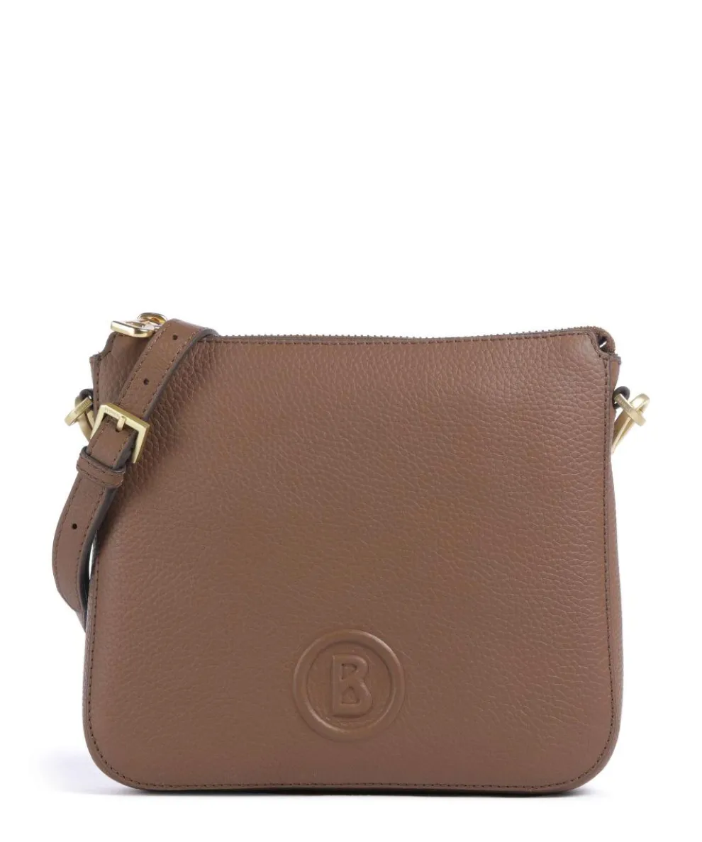 Bozen Hedwig Crossbody bag grained cow leather brown