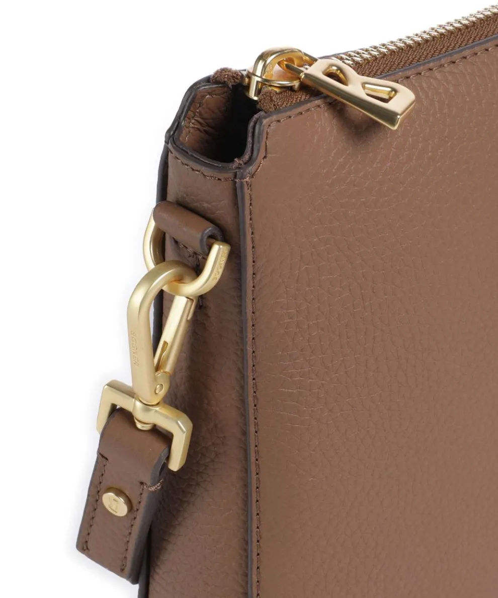 Bozen Hedwig Crossbody bag grained cow leather brown