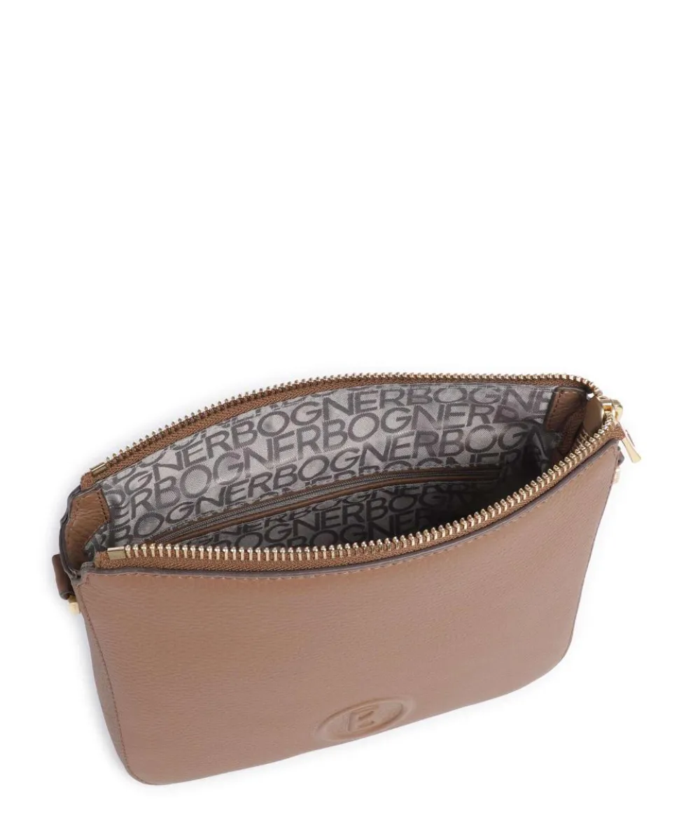 Bozen Hedwig Crossbody bag grained cow leather brown