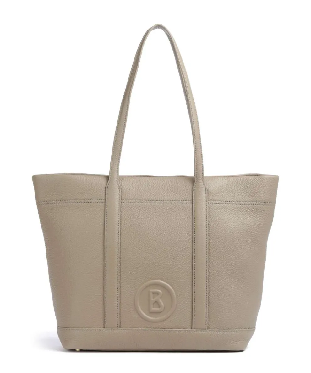 Bozen Zeta Tote bag grained cow leather taupe
