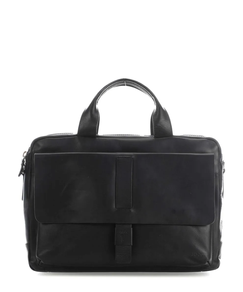 Loreto Pandion Briefcase 15″ cow leather black