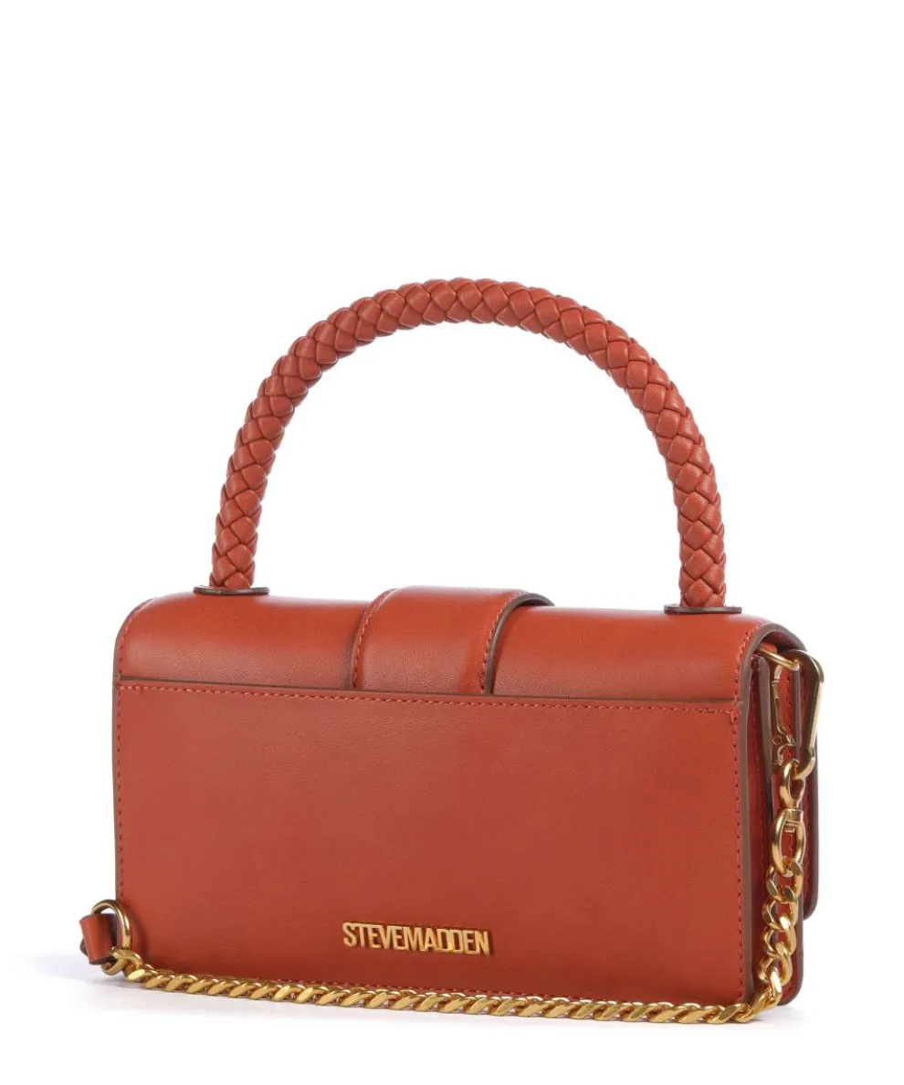 BRAGE Crossbody bag imitation leather red brown