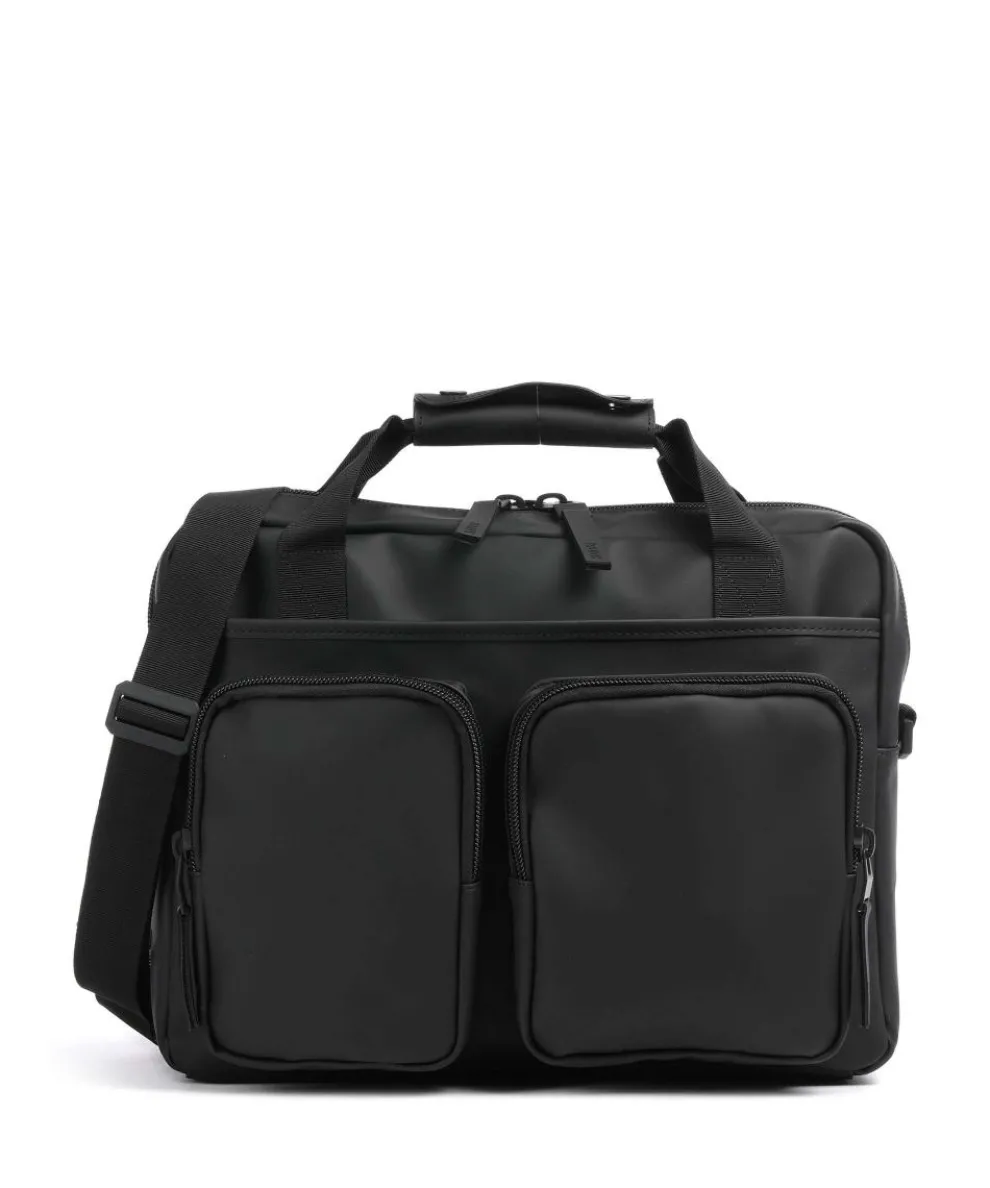 Briefcase 14″ polyurethane, polyester black
