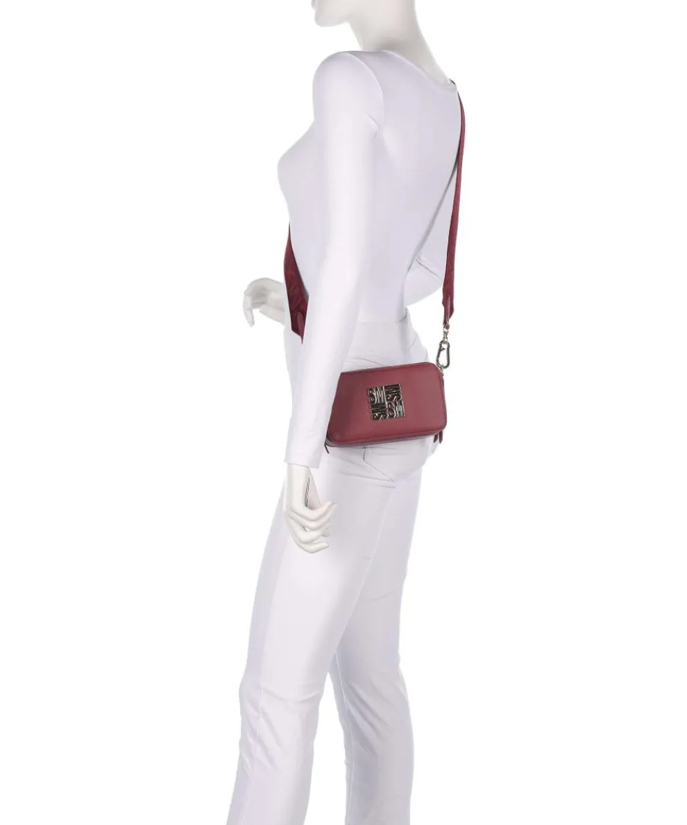 BRISA Crossbody bag imitation leather dark red