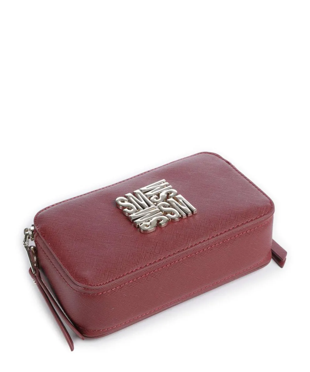 BRISA Crossbody bag imitation leather dark red