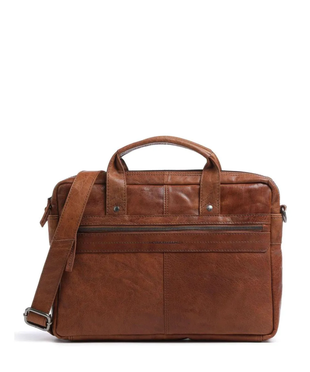 Bronco Briefcase 14″ buffalo leather cognac