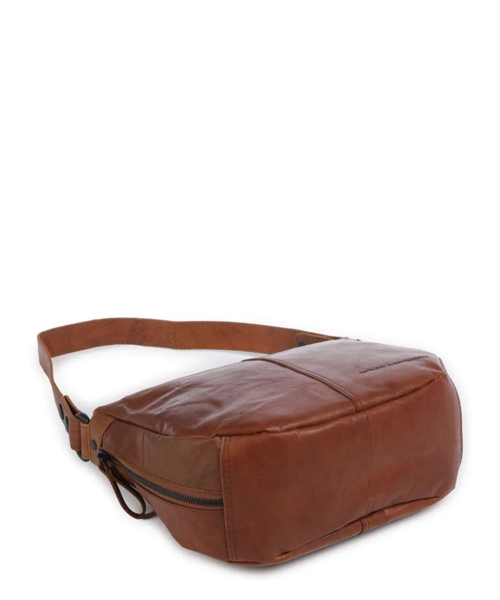 Bronco Carmen Shoulder bag fine grain leather cognac