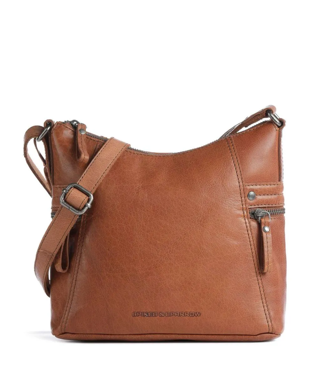 Bronco Crossbody bag buffalo leather cognac