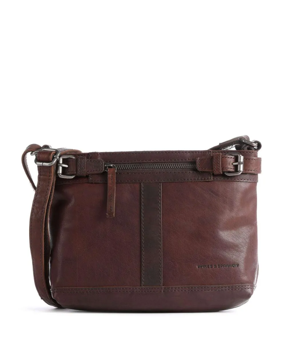 Bronco Crossbody bag leather dark brown