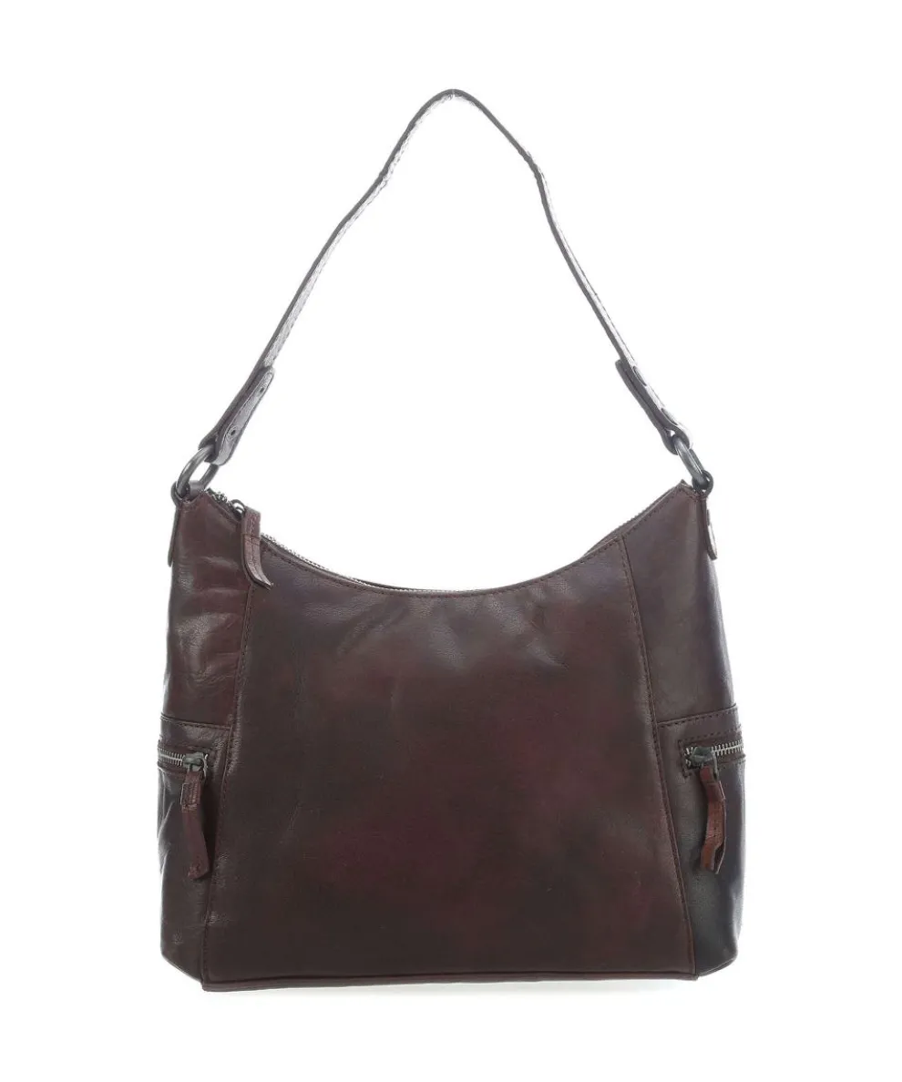 Bronco Hobo bag buffalo leather dark brown