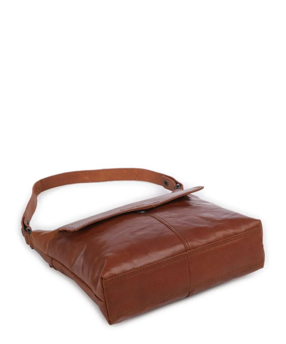 Bronco Sherrill Hobo bag fine grain leather cognac