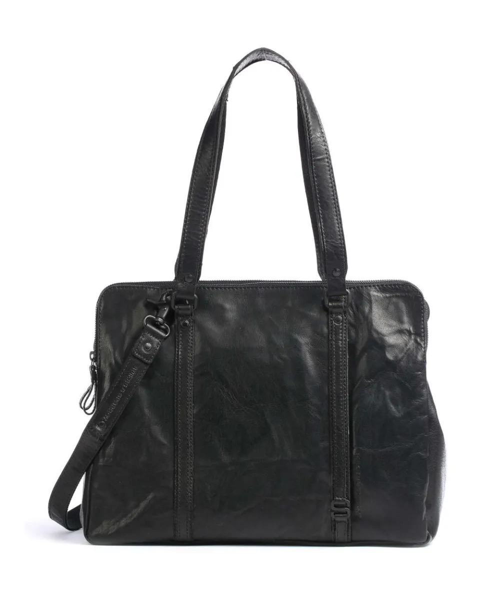 Bronco Tote bag 15″ buffalo leather black