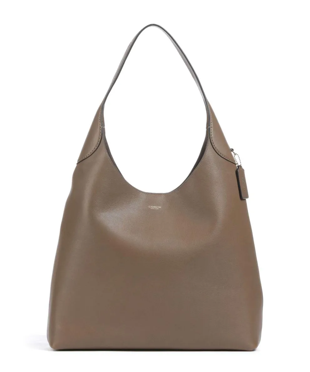 Brooklyn 39 Hobo bag grained leather brown