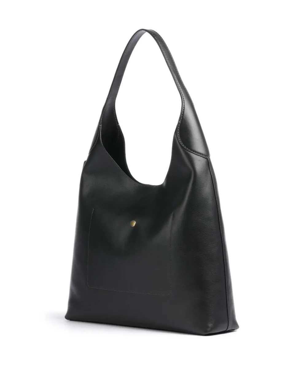 Brooklyn 39 Hobo bag grained leather black