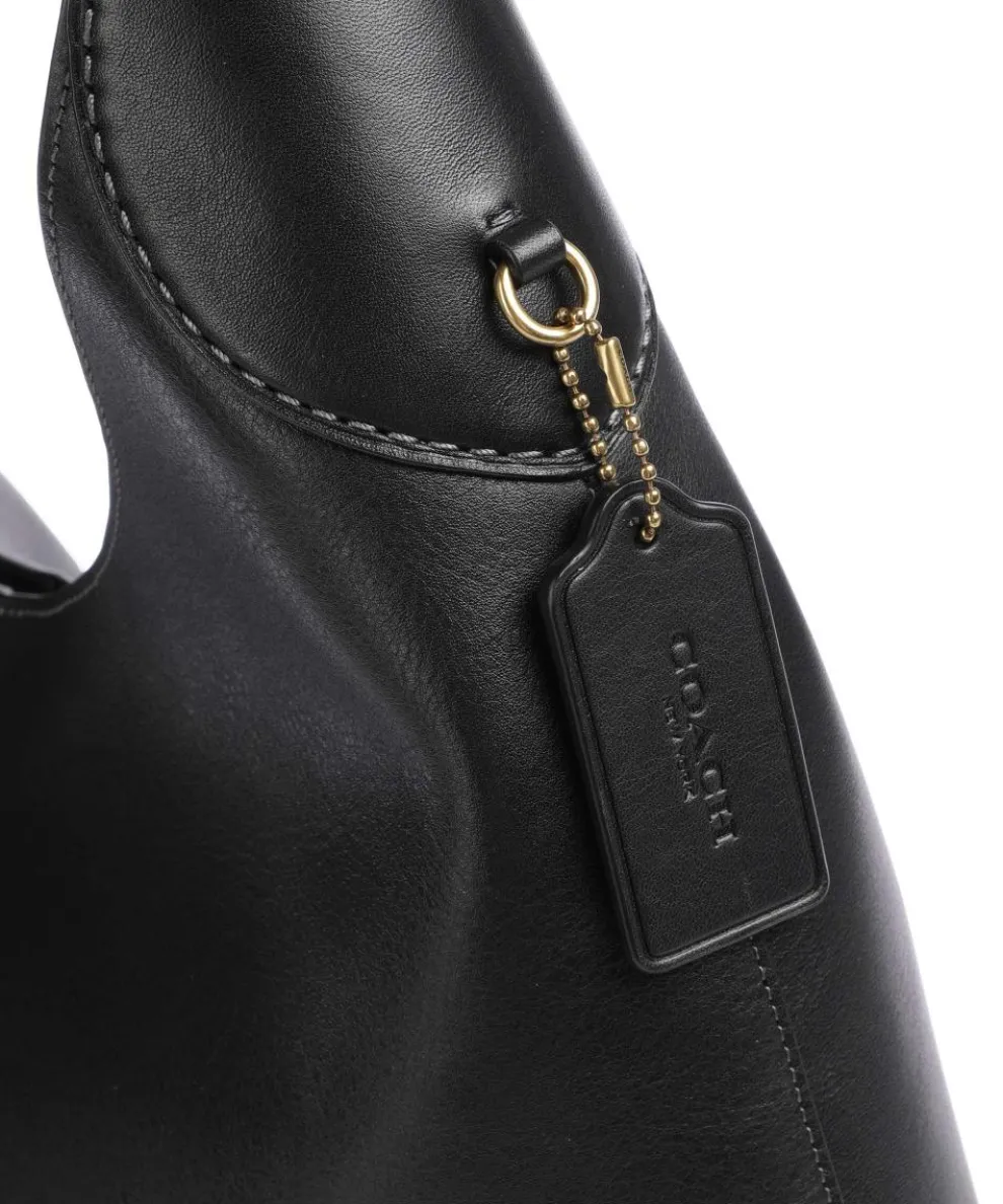 Brooklyn 39 Hobo bag grained leather black