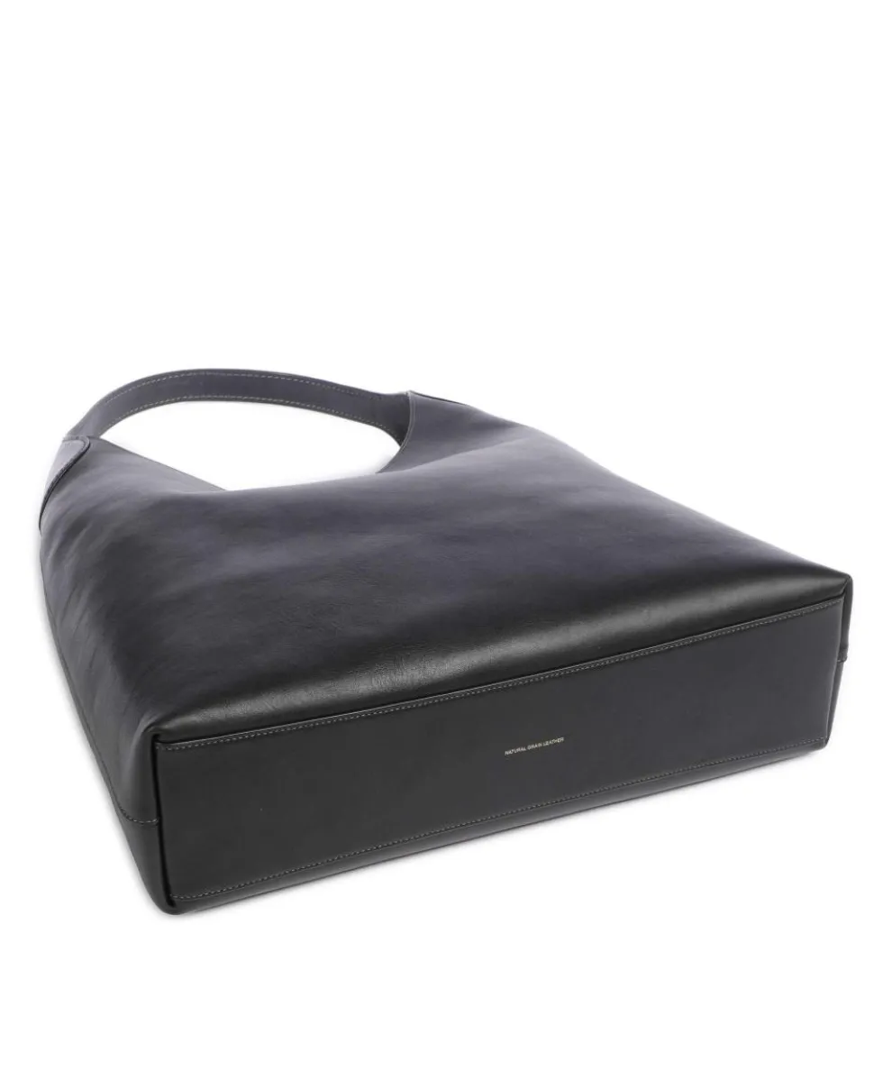 Brooklyn 39 Hobo bag grained leather black