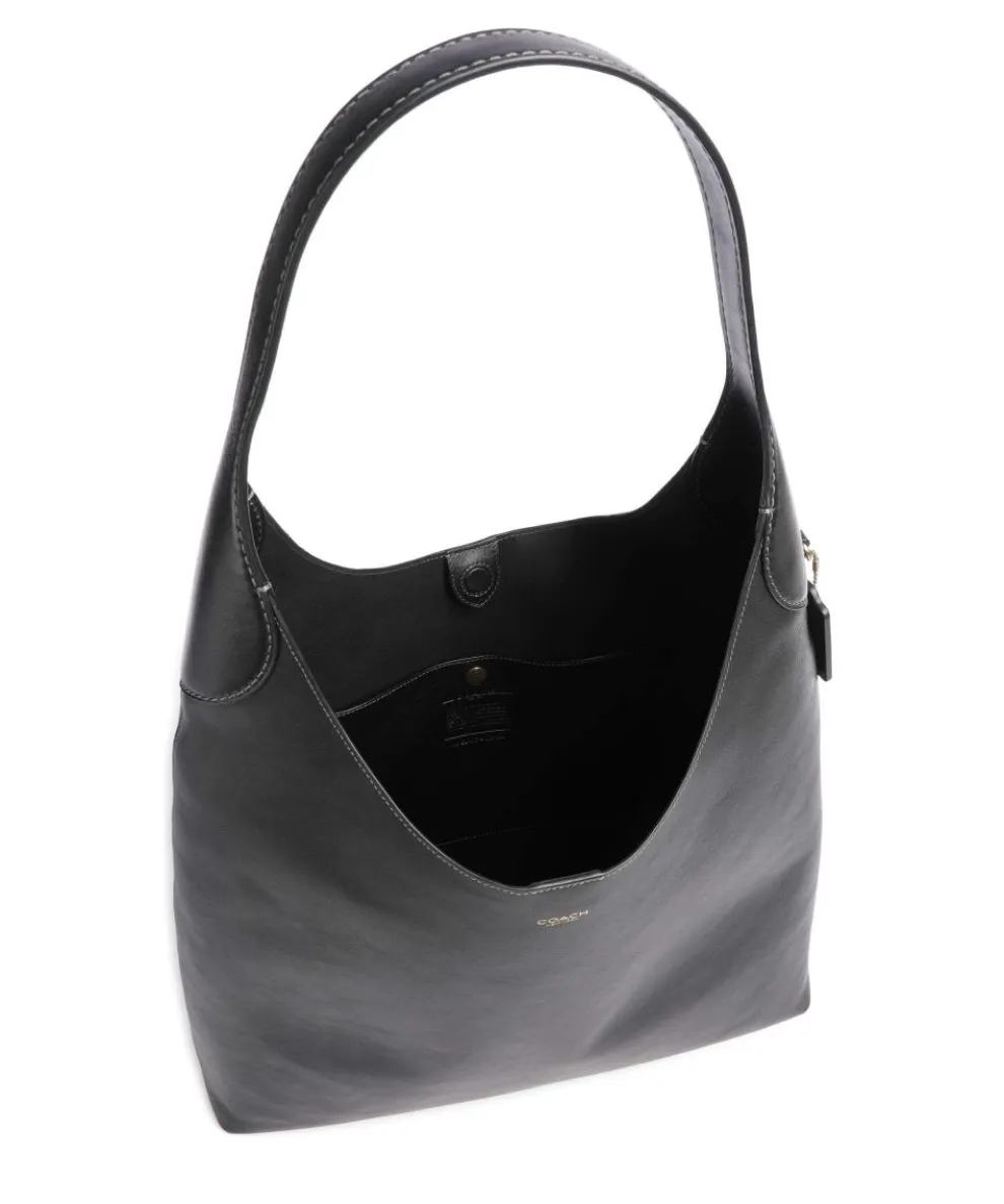 Brooklyn 39 Hobo bag grained leather black