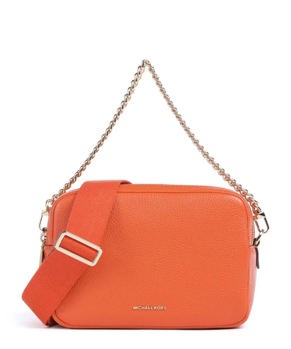 Bryant Medium Crossbody bag grained cow leather orange