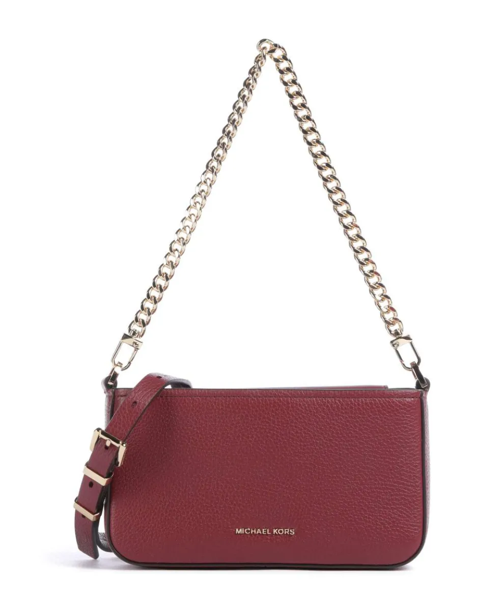 Bryant Small Shoulder bag grained cow leather wine