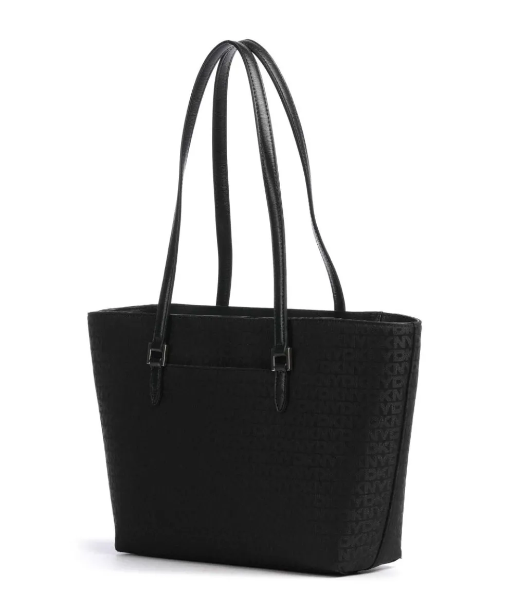 Bryant Tote bag polyester, grained cow leather black