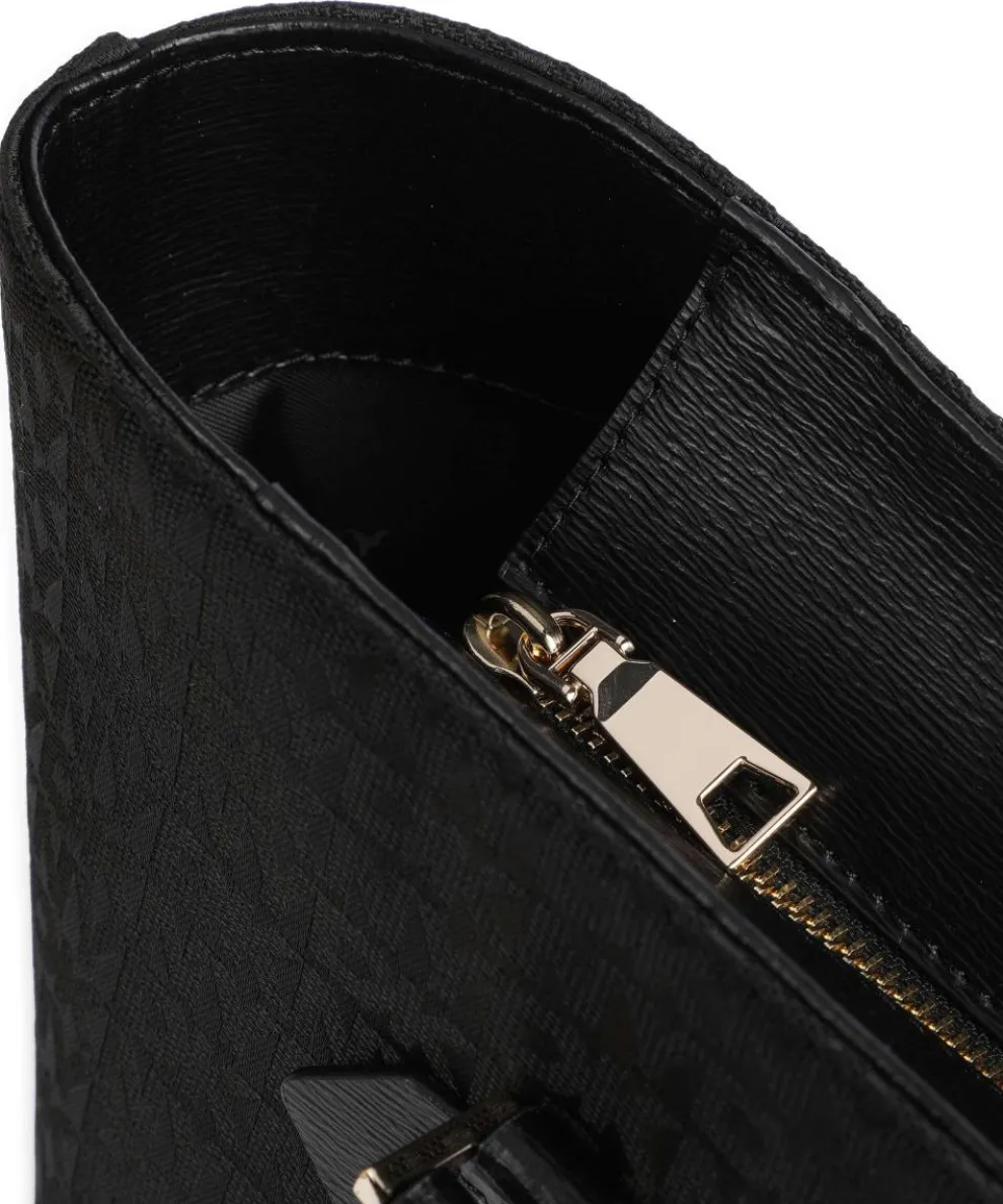Bryant Tote bag polyester, grained cow leather black