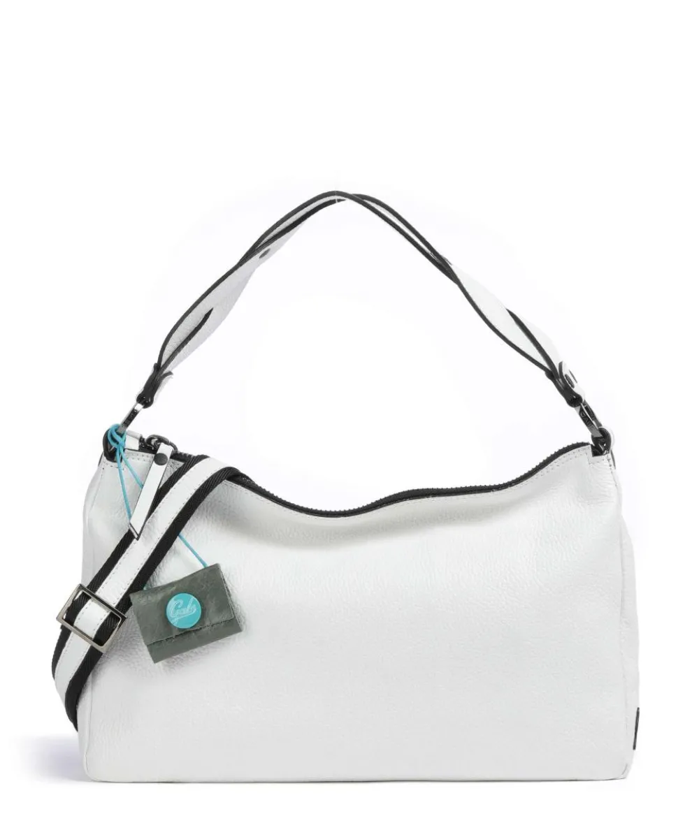 Delos Calliope Hobo bag grained calfskin white