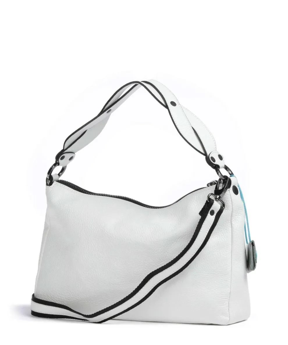Delos Calliope Hobo bag grained calfskin white